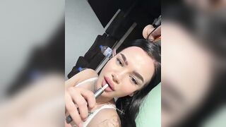 EvaDesire - Porn Video [Bongacams]: wild shivers, recorded interaction, mesmerizing silhouette