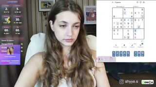 SarahSupershy - Porn Video [Bongacams]: luscious glutes, ravishing décolletage, 10 minute cam show