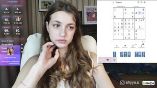 SarahSupershy - Porn Video [Bongacams]: luscious glutes, ravishing décolletage, 10 minute cam show