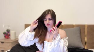 claireheart - Porn Video [Bongacams]: flashing ass, euphoric moans, engaging performer