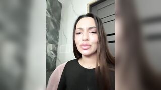 Blackqyeen - Porn Video [Bongacams]: charming enchantment, elegant bust, captivating cleavage