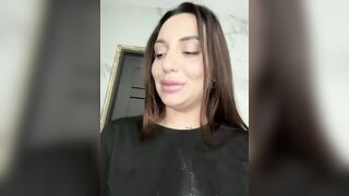 Blackqyeen - Porn Video [Bongacams]: charming enchantment, elegant bust, captivating cleavage
