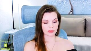 Vivia - Porn Video [Myfreecams]: lovely behind, quaking arousal, webcam babe in ecstasy