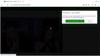 Sirela - Porn Video [Myfreecams]: quivering anticipation, touching herself live, russian girl