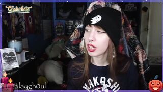 playgh0ul - [Chaturbate Record] huge dildo braces cam girl erotic