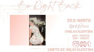 milavalentinax - [Chaturbate Record] heels big clit joi creamy