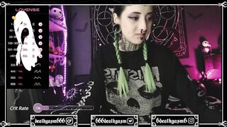 666deathgasm - [Chaturbate Record] fansy solo deep braces