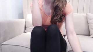 shy_schoolgirl_ - [Chaturbate Record] dildo fucking stocking legs without clothes