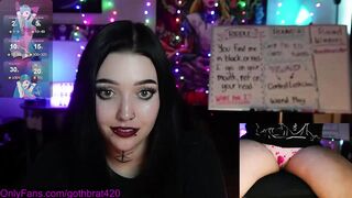 gothbratalice - [Chaturbate Record] record cum show teen lush